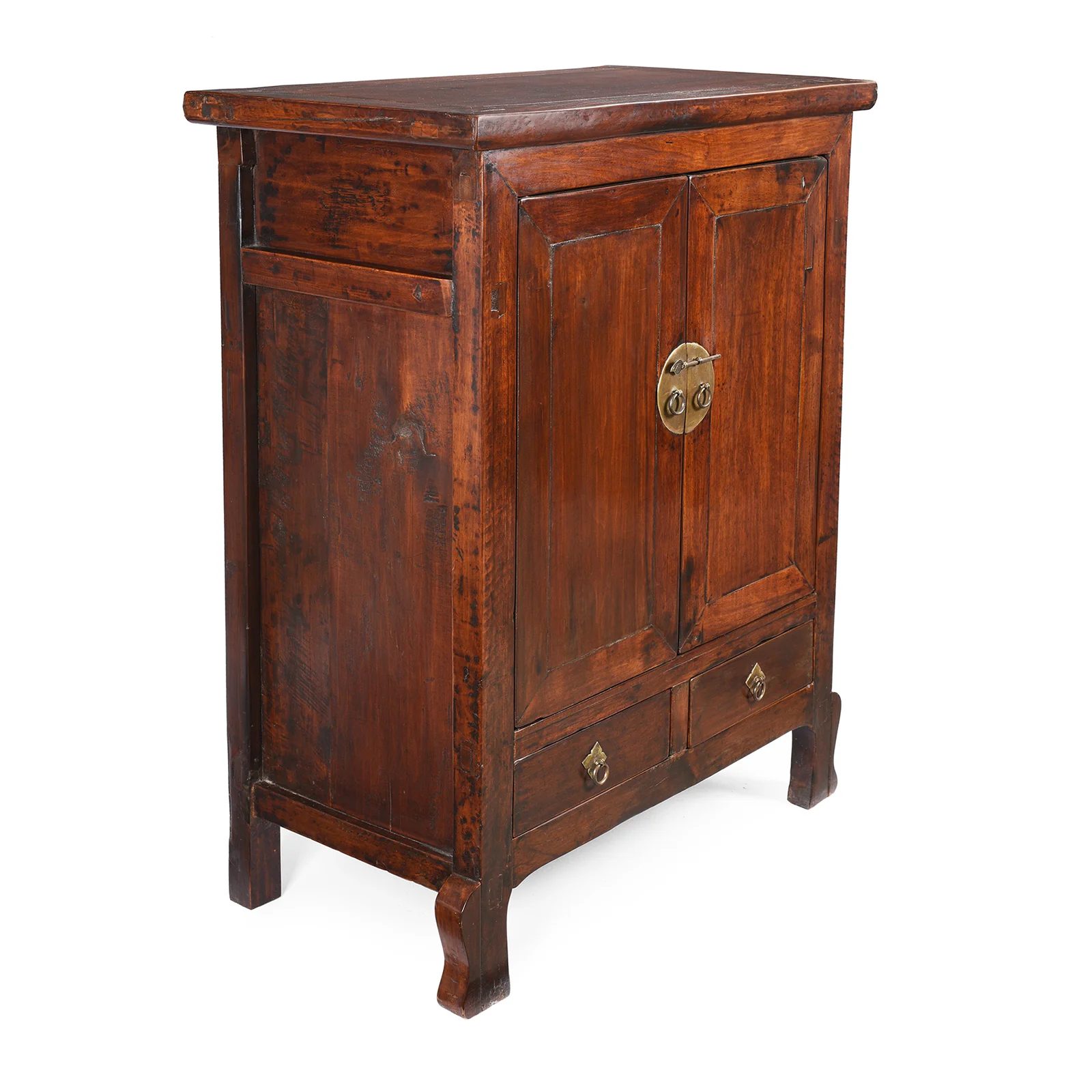 Walnut Chinese Cabinet From Gansu - 19thC - Image 4