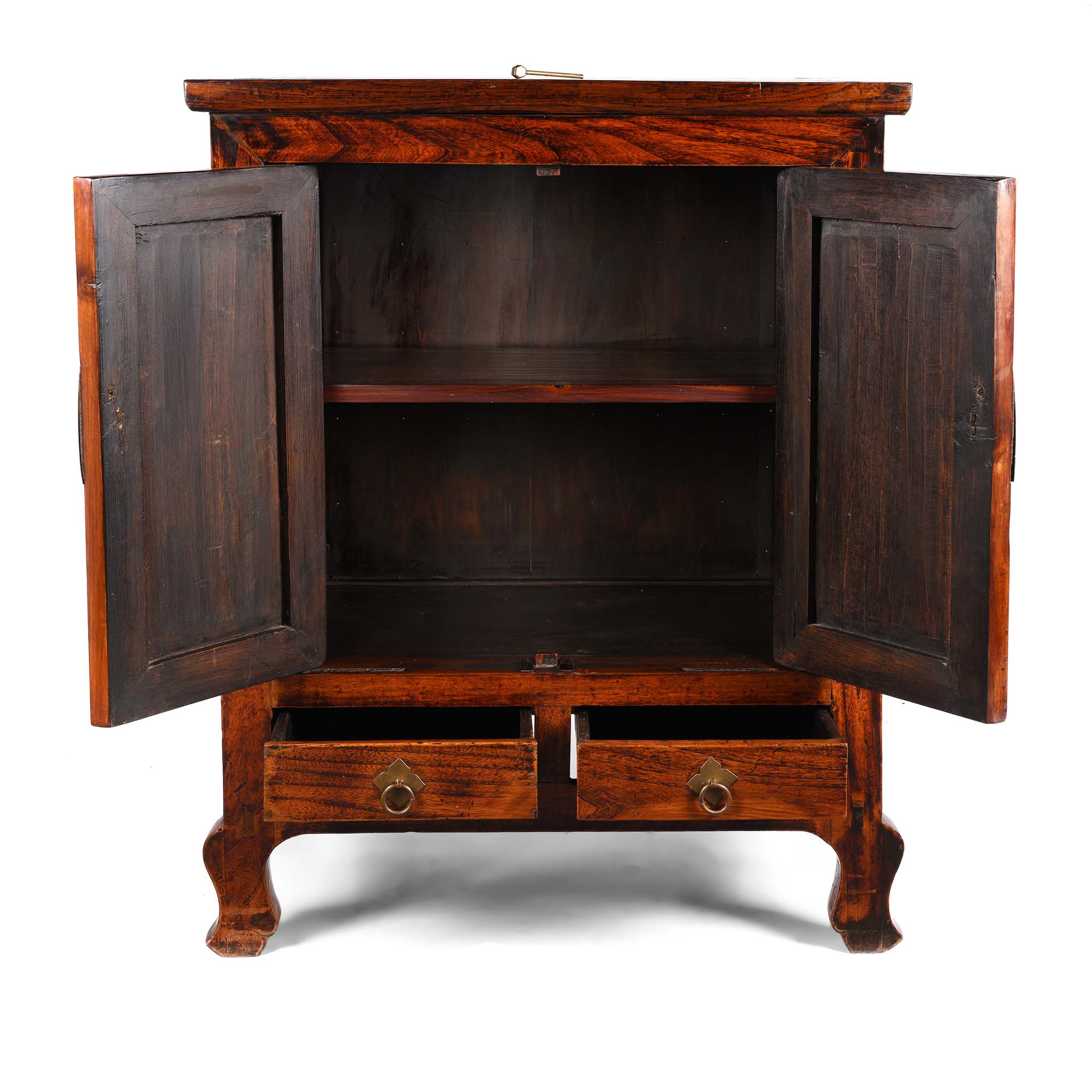 Walnut Chinese Cabinet From Gansu - 19thC - Image 3