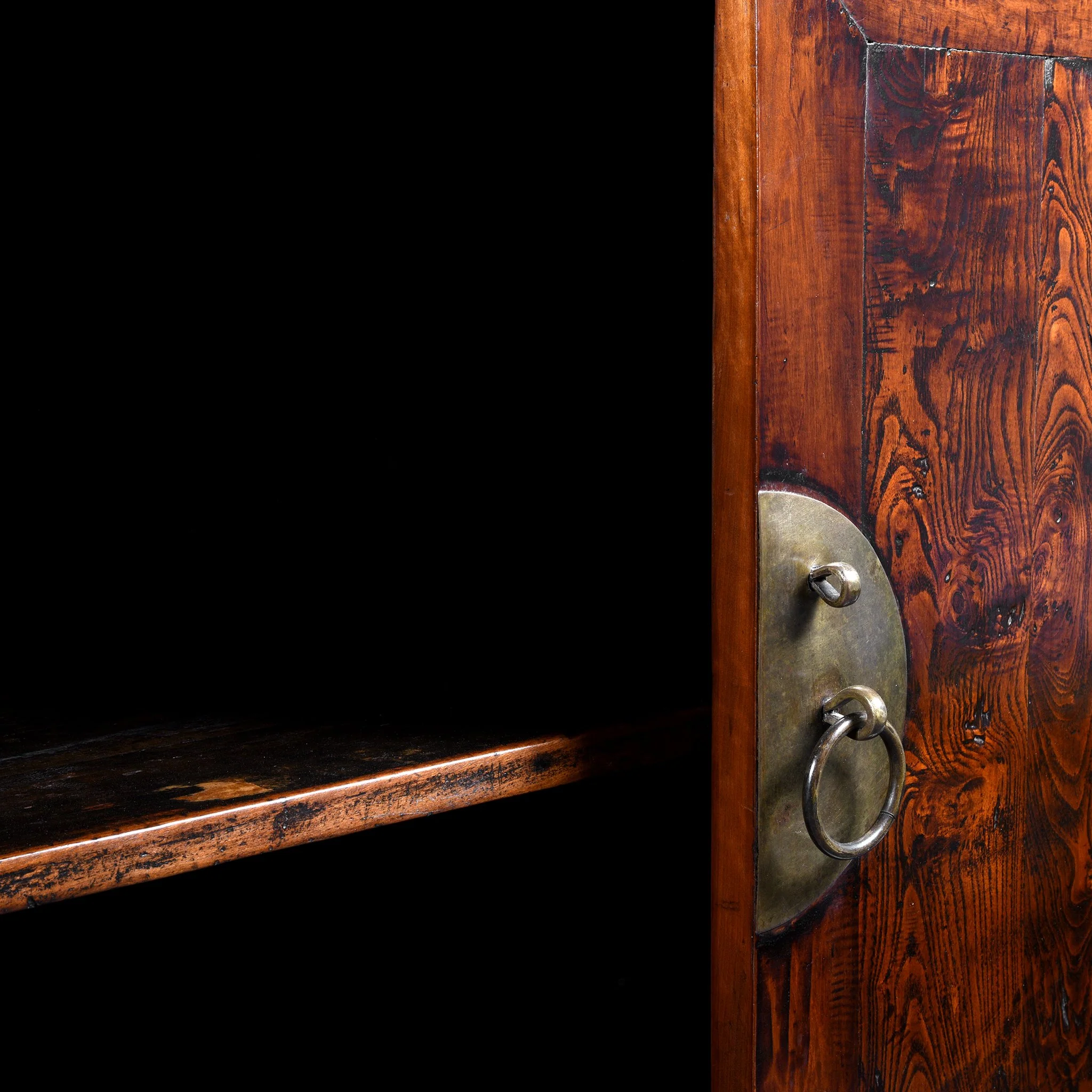 Walnut Chinese Cabinet From Gansu Province - 19thC - Image 5