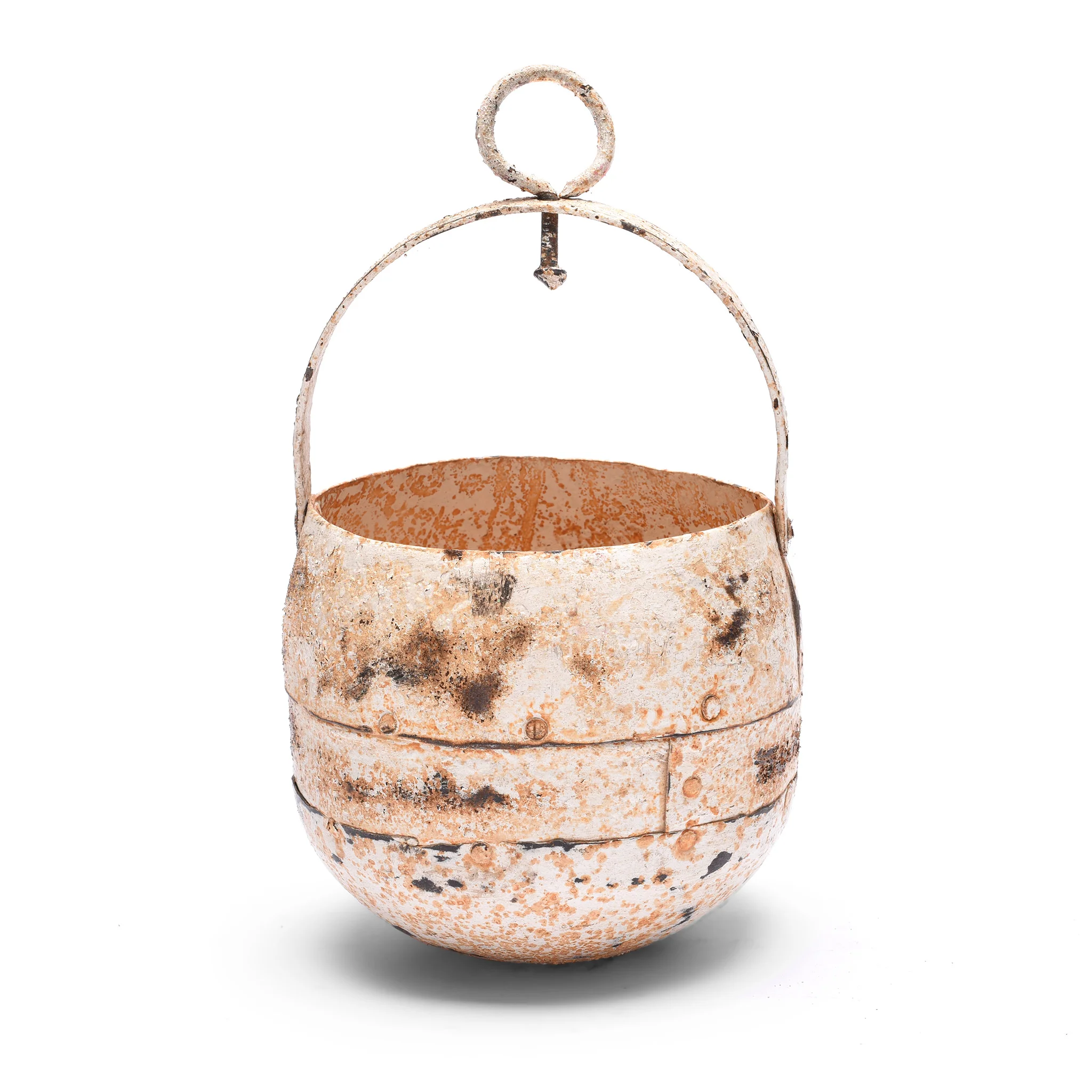 Vintage Well Buckets From Rajasthan For Hanging Planter - Image 4