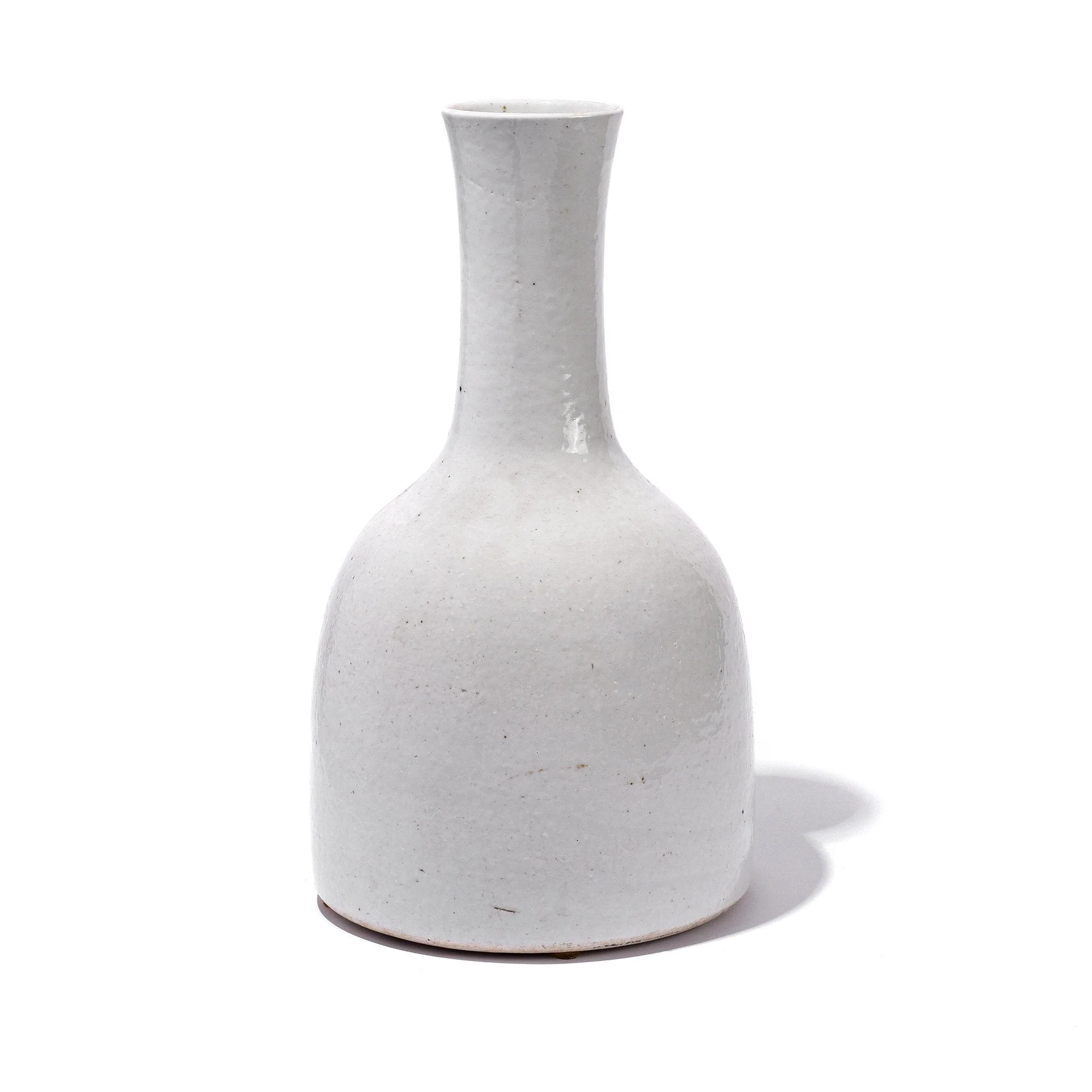 White Glazed Porcelain Yaolingzun Vase