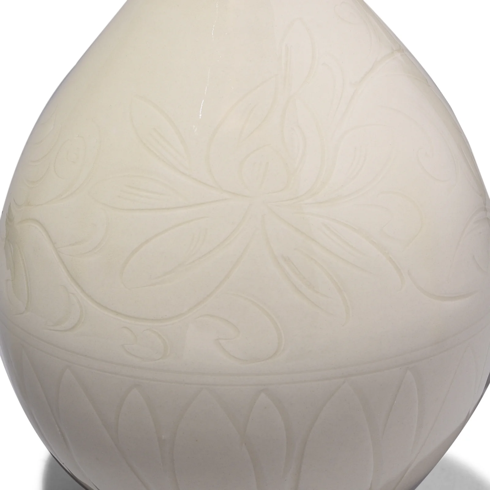 White Porcelain Song Dynasty Style Yuhuchunping Vase - Image 4