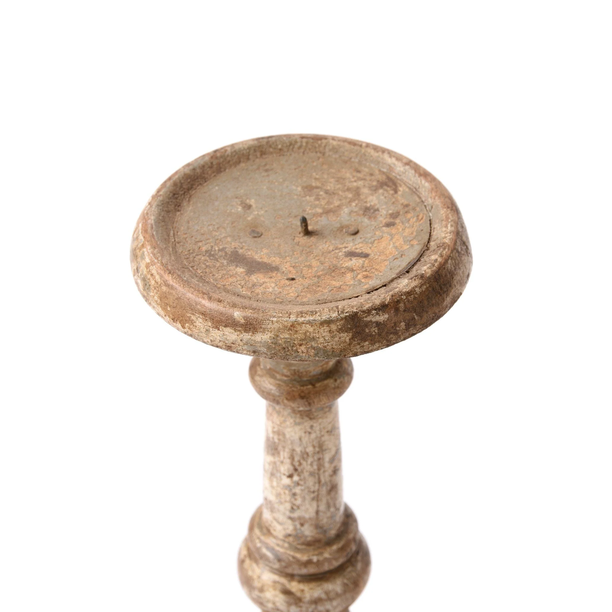 White Vintage Candle Stick - Image 2
