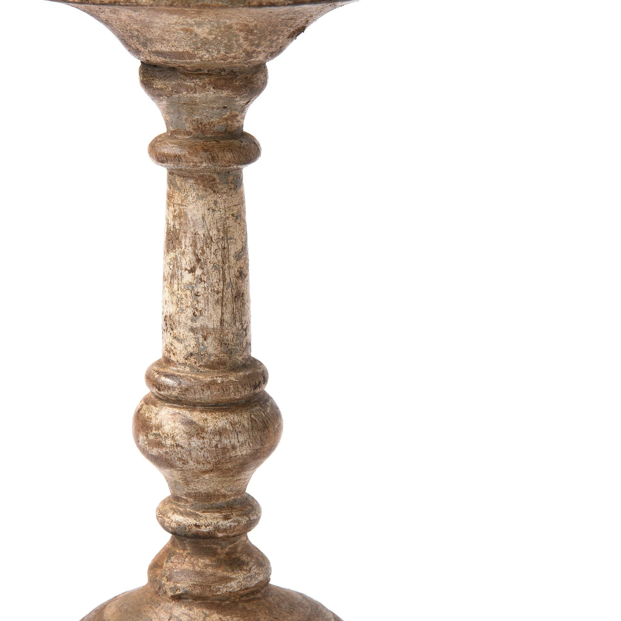 White Vintage Candle Stick - Image 3