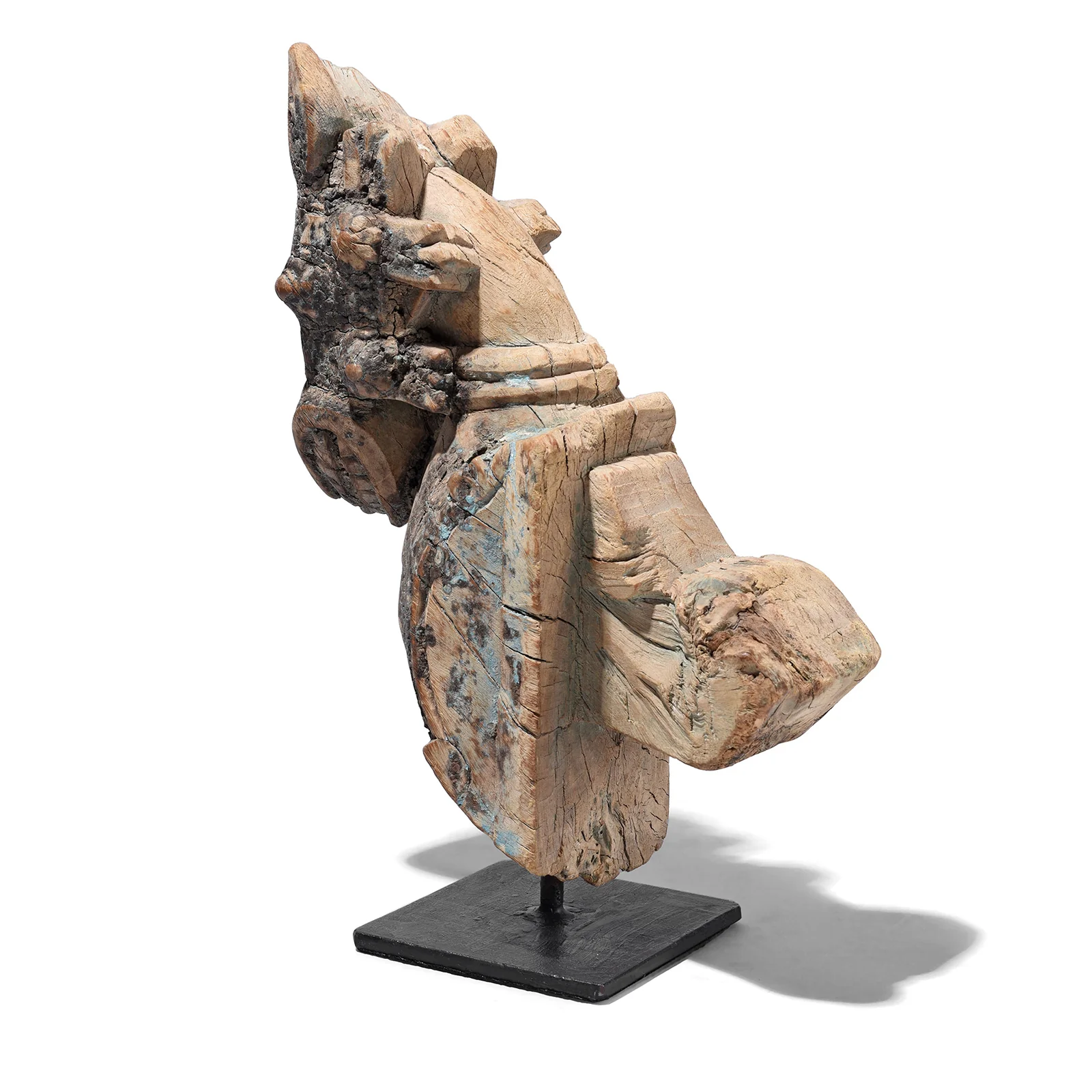 Indian Horse Head Corbel On Stand - 19th Century - Image 2