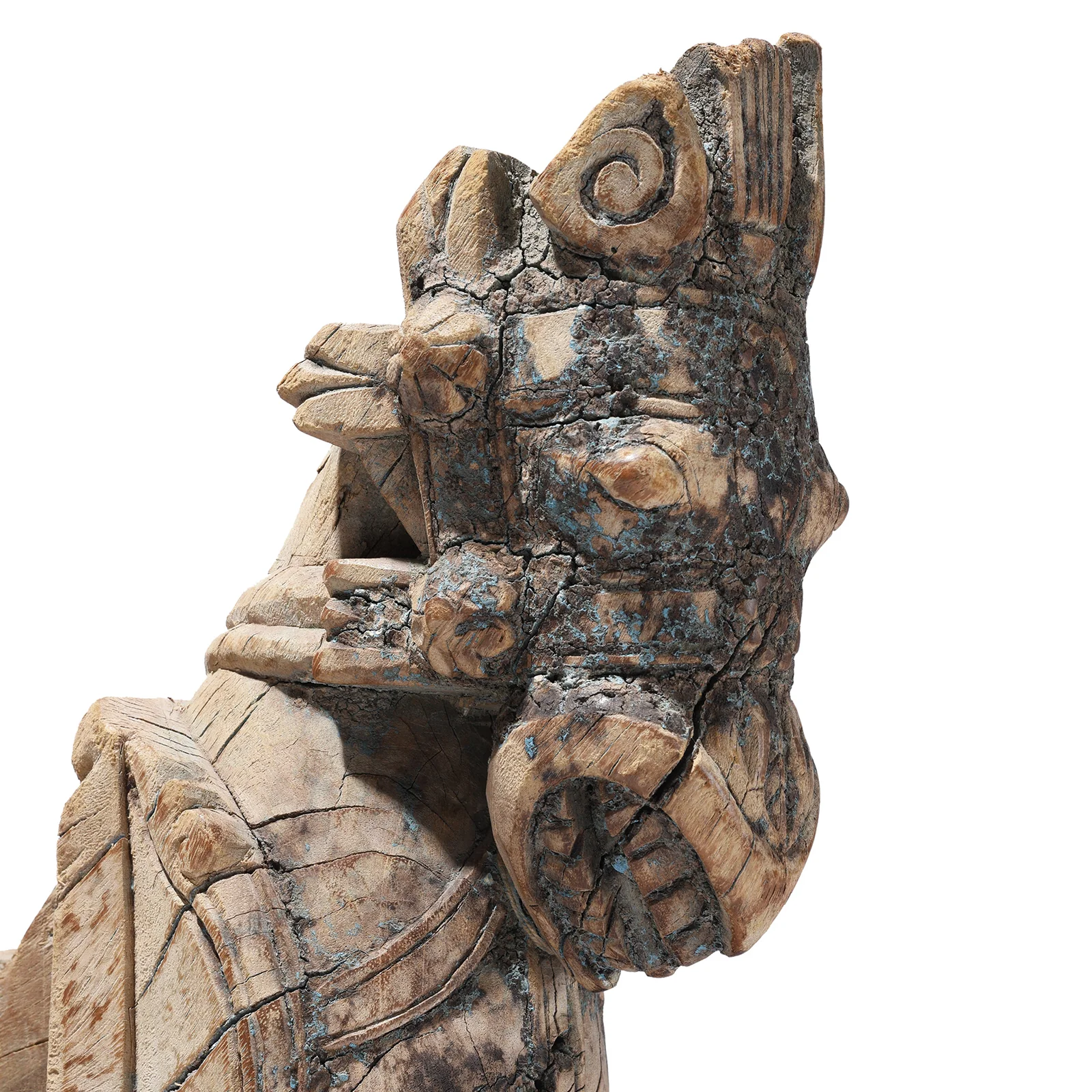 Indian Horse Head Corbel On Stand - 19th Century - Image 3