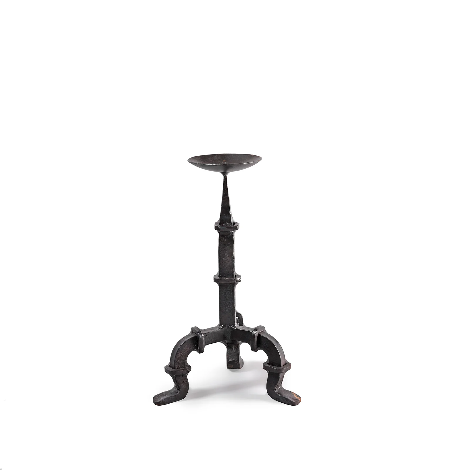 Hand Wrought Iron Candlestick - Image 4