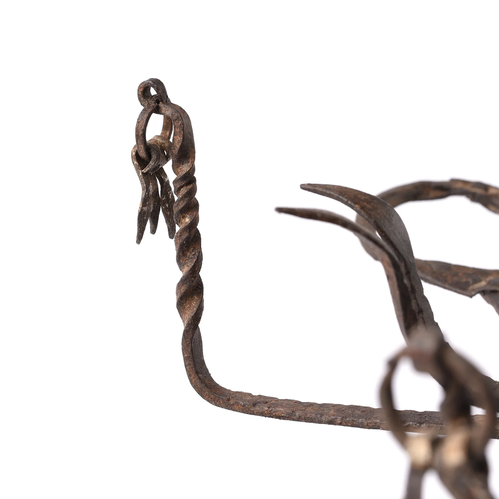 Wrought Iron Opium Retort From Rajasthan - 19th Century - Image 6