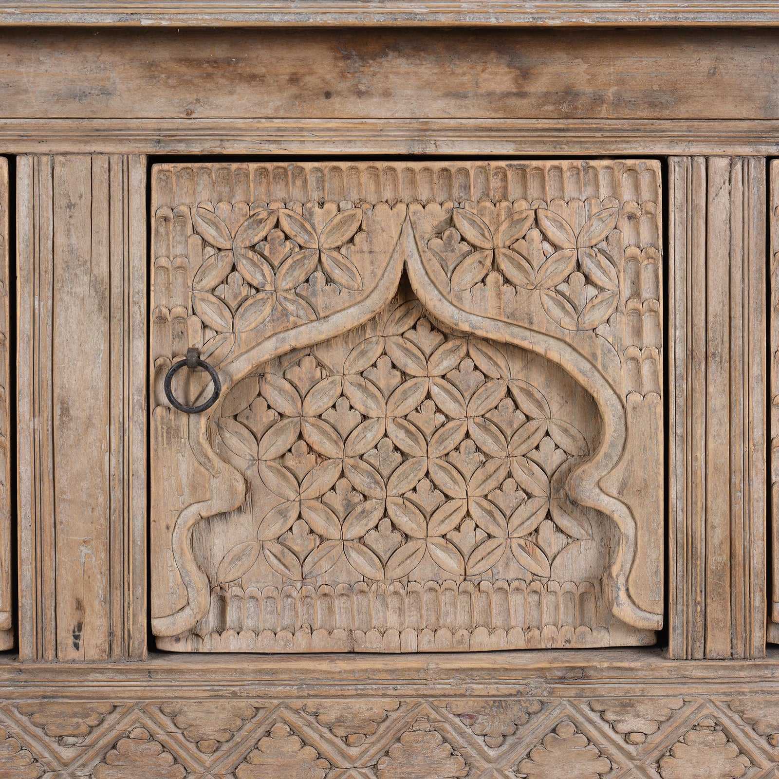 Carved Low Sideboard From Xinjiang - 19th Century - Image 4