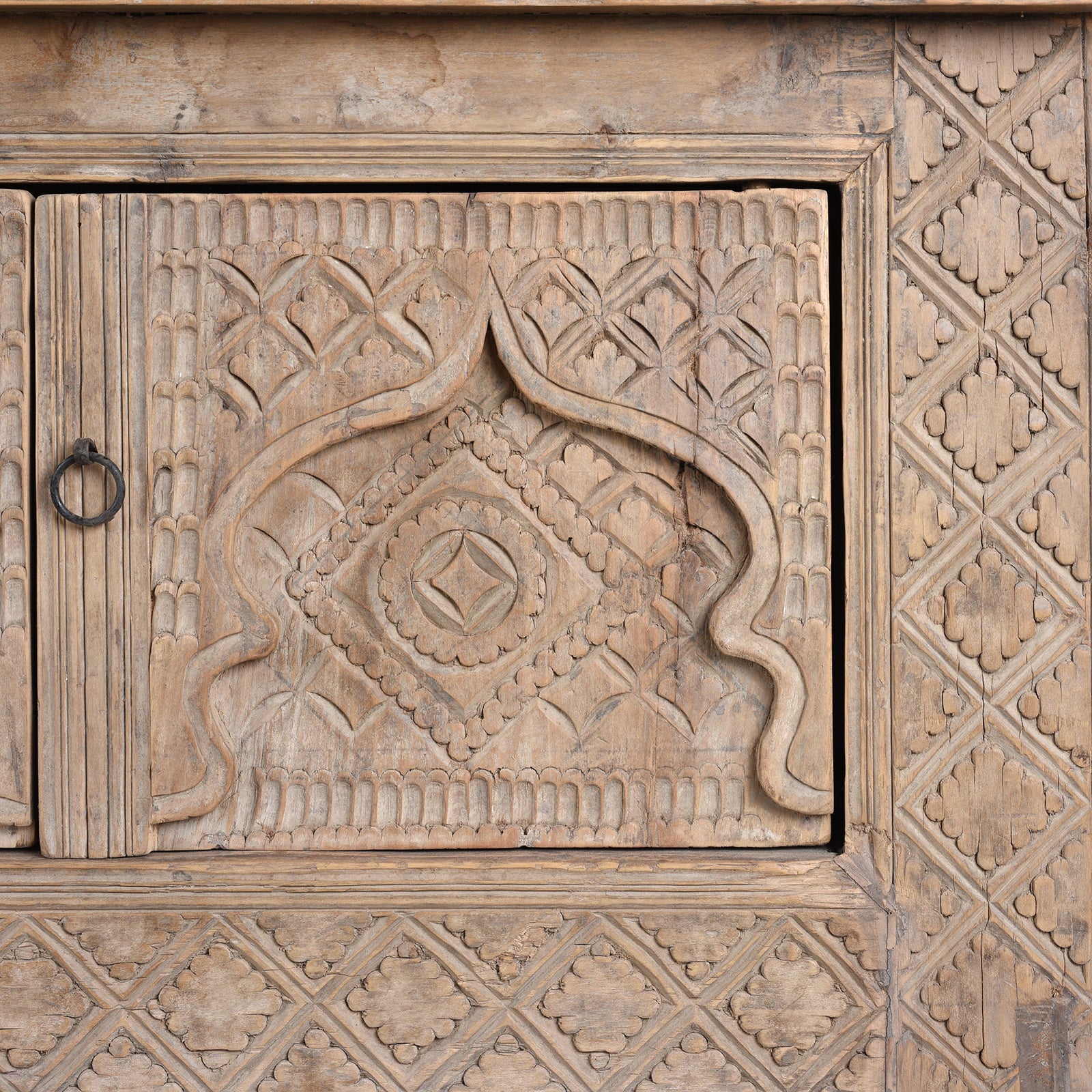 Carved Low Sideboard From Xinjiang - 19th Century - Image 6