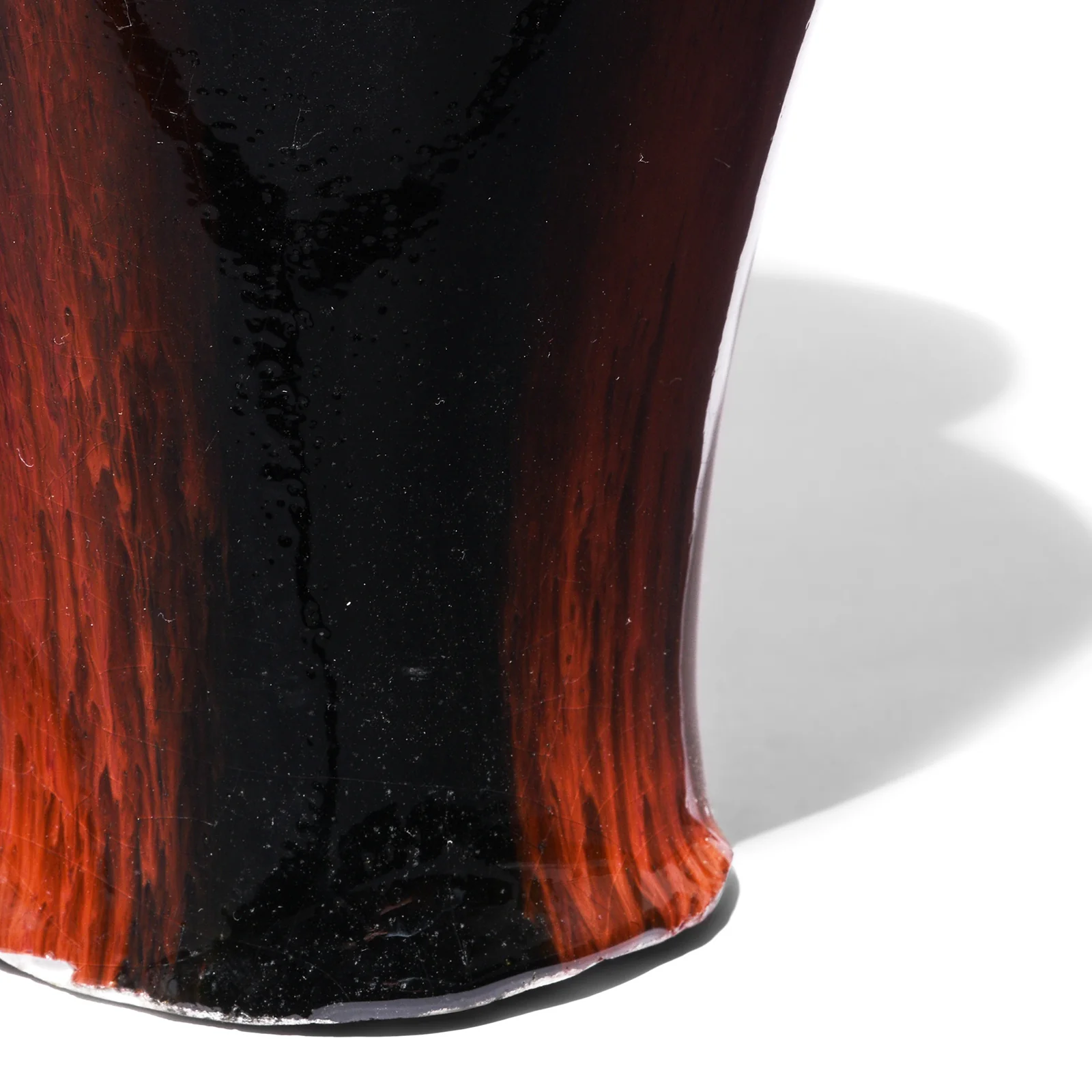 Yaobian Dark Red Flambe Porcelain Fengweizun Vase - Image 5