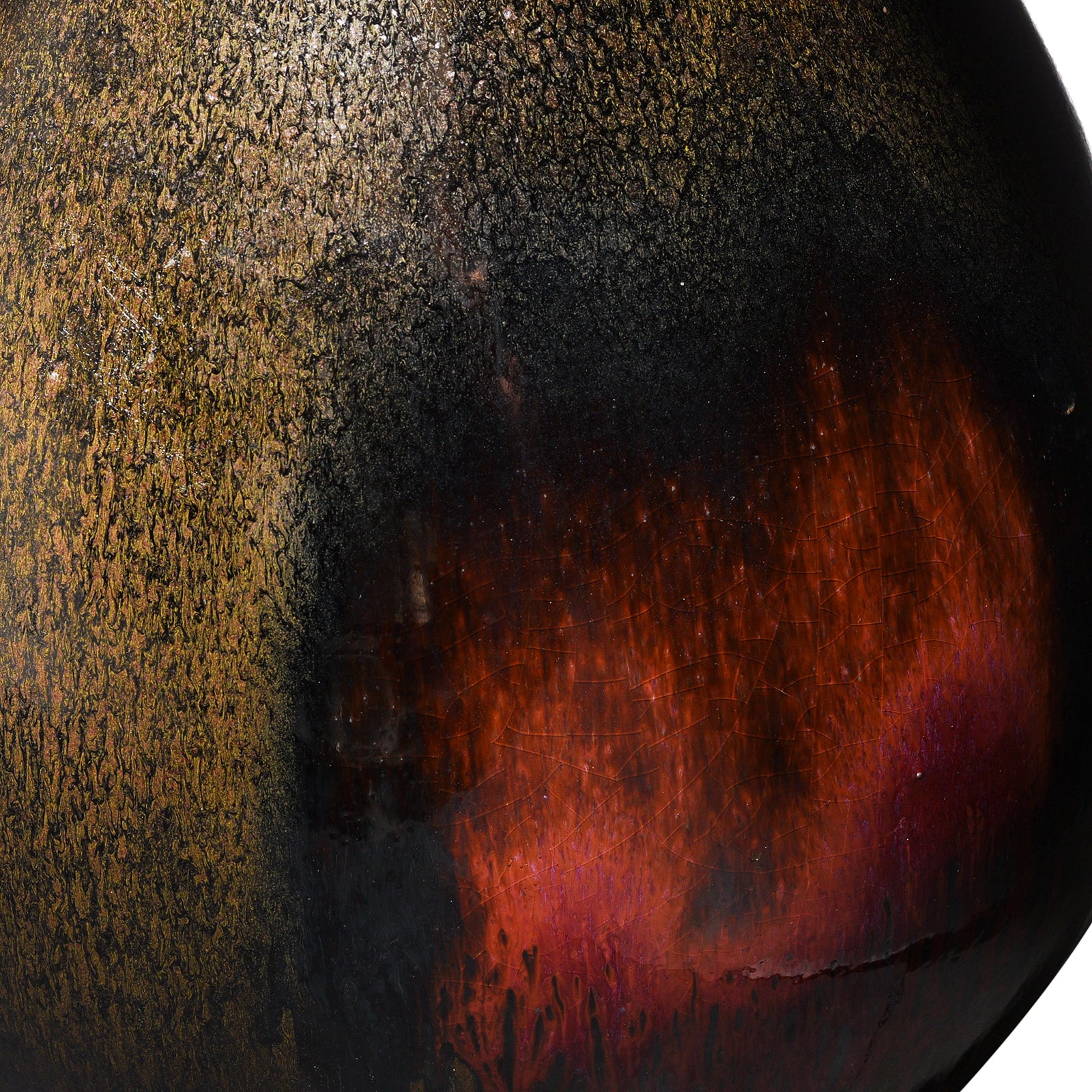 Yaobian Dark Red Flambe Porcelain Yuhuchunping Vase - Image 2