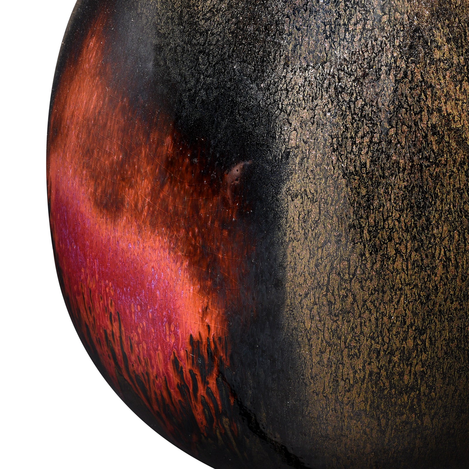Yaobian Dark Red Flambe Porcelain Yuhuchunping Vase - Image 4