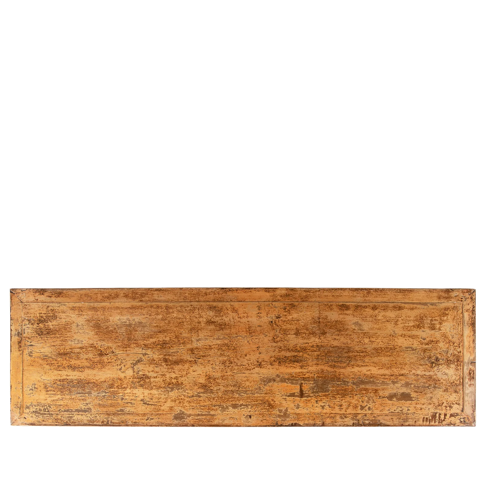 Chinese Yellow Lacquer Sideboard Made From Reclaimed Wood - Image 4