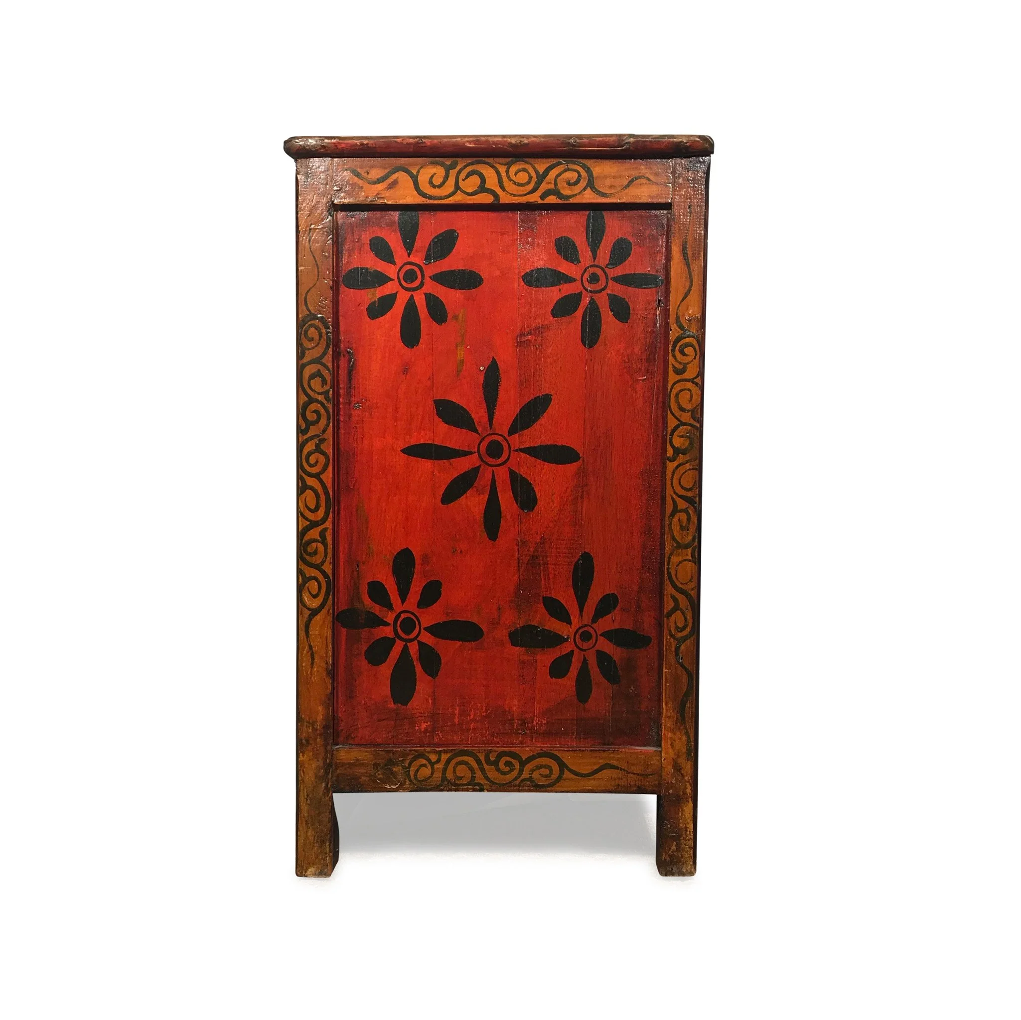 Painted Tibetan Altar Cabinet (Reproduction) - Image 4
