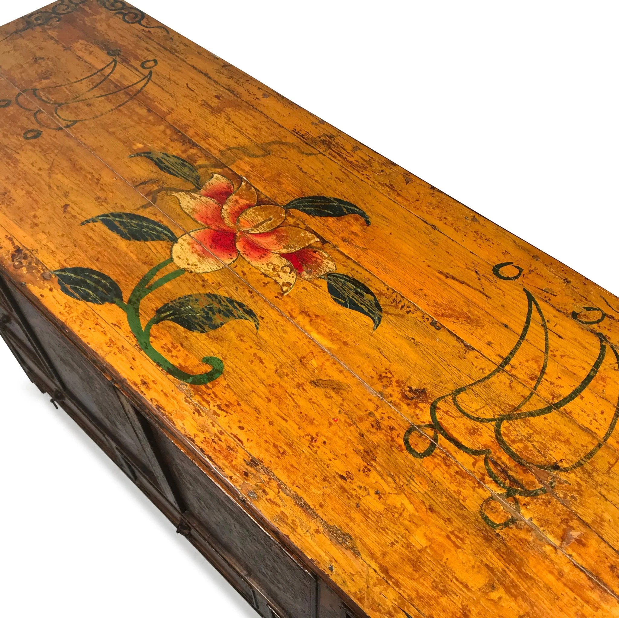 Painted Tibetan Altar Cabinet (Reproduction) - Image 8