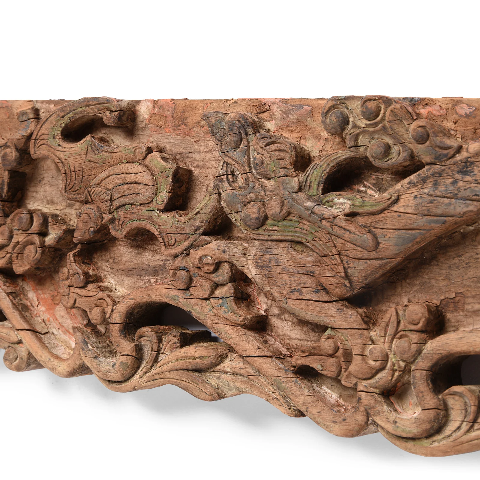 Chinese Ming Dragon & Bat Furniture Apron - 17th Century - Image 4